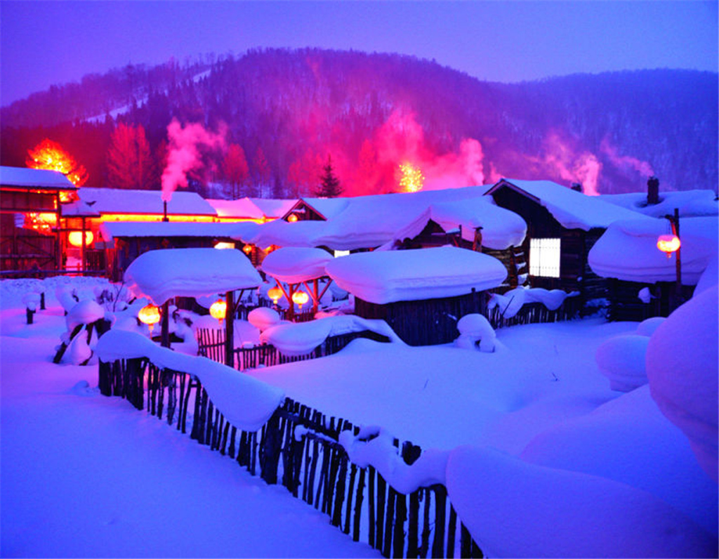 018 韩永奎, 2019年1月14日拍摄牡丹江雪乡.夜色雪韵.jpg